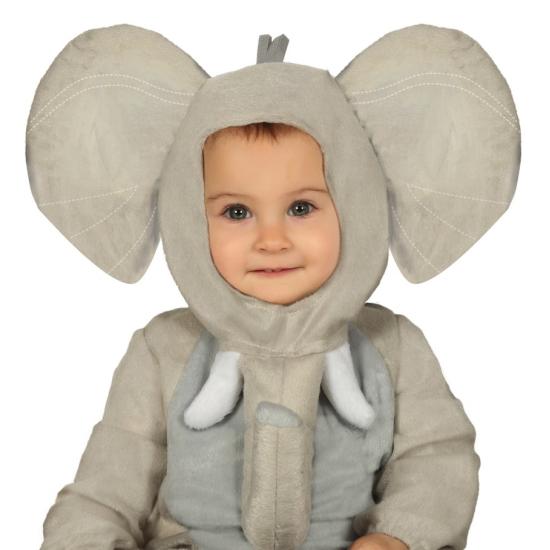 Fantasia de elefante de pelúcia para bebê Fantasia de elefante de pelúcia para bebê