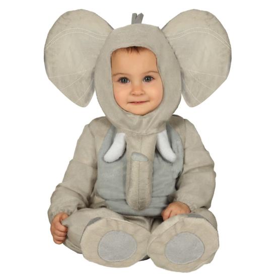 Fantasia de elefante de pelúcia para bebê Fantasia de elefante de pelúcia para bebê