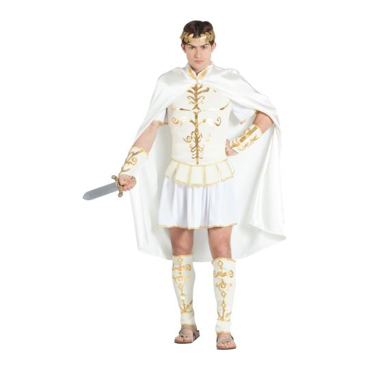 Fato de imperador romano para adulto