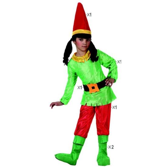 Fantasia engraçada de menina anã