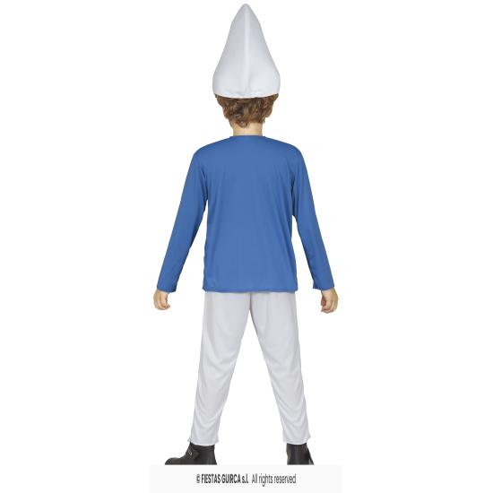 Fato de anão da floresta azul infantil