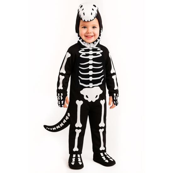 Fantasia de esqueleto de dinossauro Rex para crianças Fantasia de esqueleto de dinossauro Rex para crianças