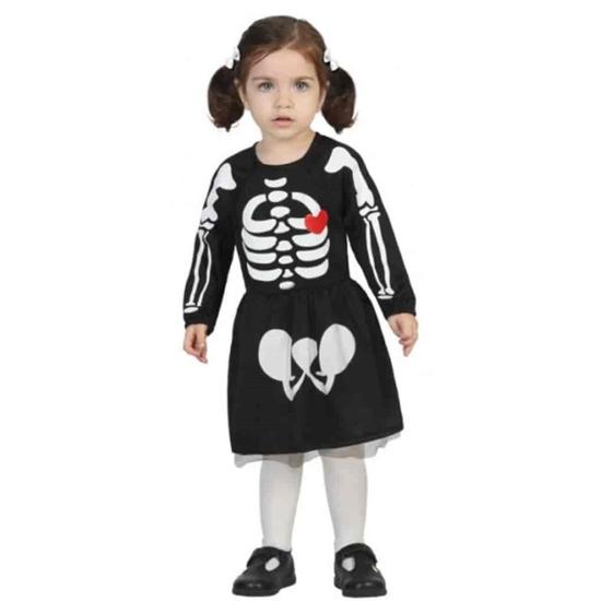 Fantasia de esqueleto para menina Fantasia de esqueleto para menina