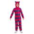 Fantasia de Gato Cheshire Infantil Unissex – Macacão com Capuz