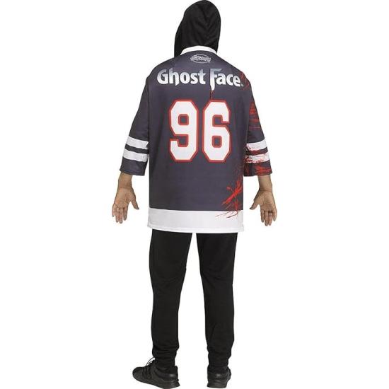 Fantasia de hóquei Ghost Face – Terror esportivo para adultos