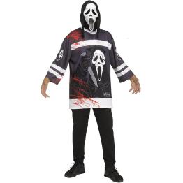 Fantasia de hóquei Ghost Face – Terror esportivo para adultos