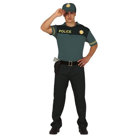 Traje de uniforme de guarda civil para adultos