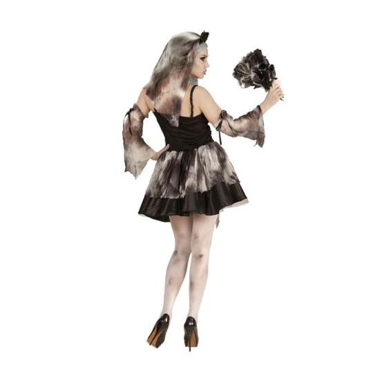 Traje adulto sexy de noiva da morte