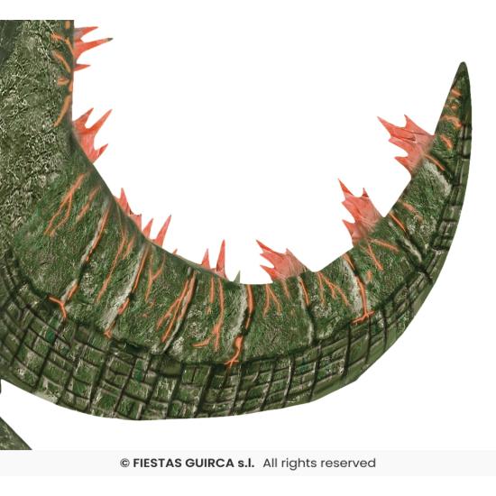 Fantasia inflável de dinossauro mutante Godzilla adulto