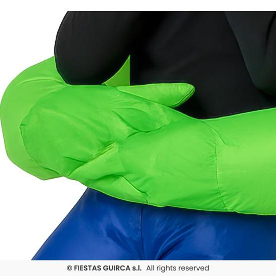 Fantasia inflável de sequestrador alienígena para crianças - Inclui traje com ventilador