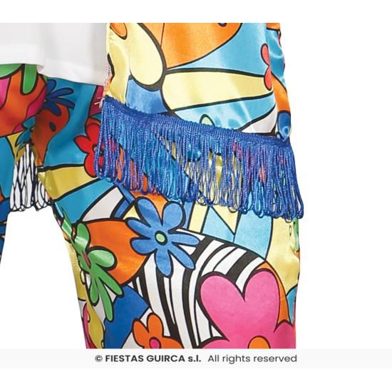 Fato de hippie Colgao Peta Feta para adulto