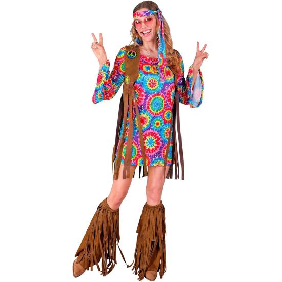 Fantasia hippie divertida para mulheres
