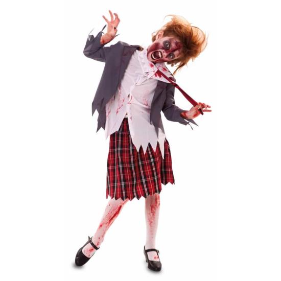 Fantasia de colegial zumbi.girl
