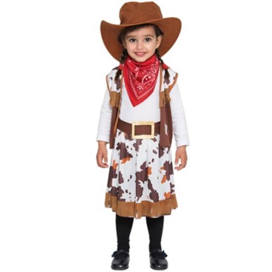 Fato de vaqueira infantil.