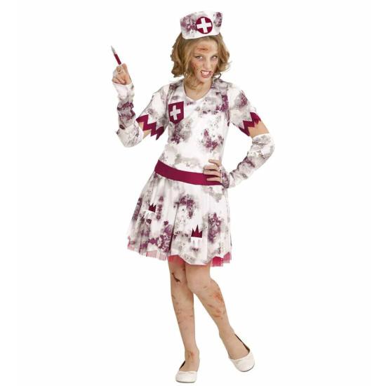 Fantasia infantil de enfermeira zumbi