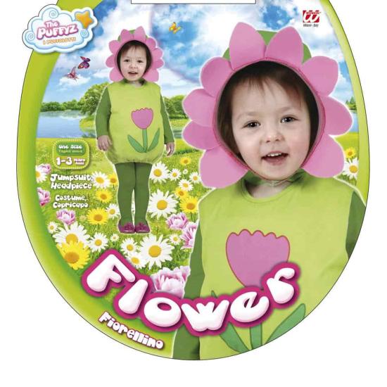 Fato de flores silvestres infantil tamanho 1-3 anos