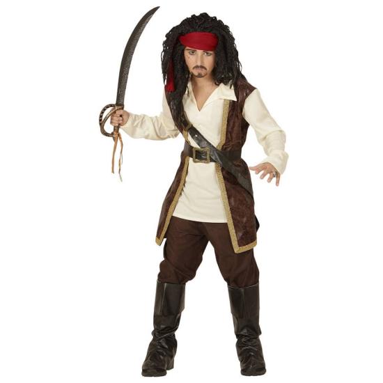 Fato de Jack Sparrow Piratas do Caribe tamanho infantil