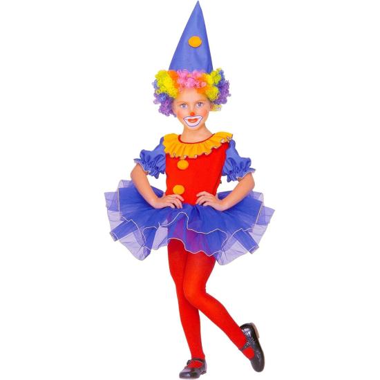 Fantasia de palhaço acrobata infantil