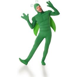 Fantasia de inseto verde para homens