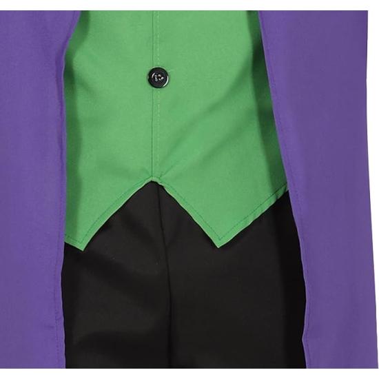 Fantasia de Coringa para Adulto – Sobretudo, Colete, Gravata e Camisa