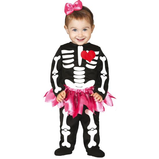Disfraz Lady Esqueleto para Bebé Disfraz Lady Esqueleto para Bebé