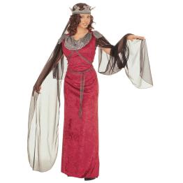 Traje medieval de luxo Lady Guinevere