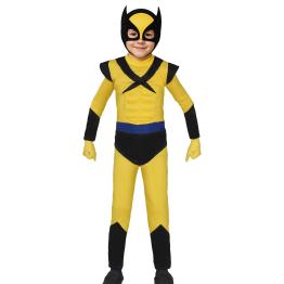 Fantasia econômica de Wolverine dos X-Men para meninos