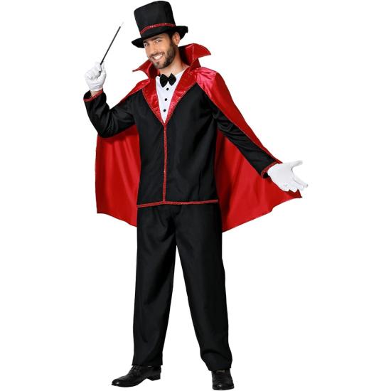 Fantasia de cartola de mágico para adulto