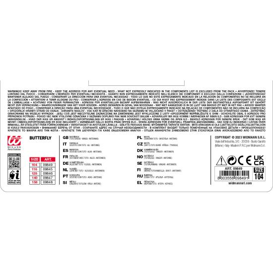 Fato de borboleta para menina