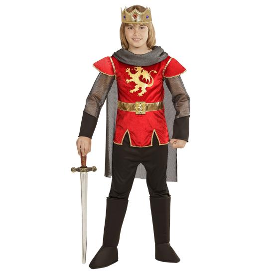 Fato de Rei Artur medieval para criança