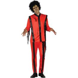 Fantasia de Zumbi “Thriller” de Michael Jackson – Jaqueta e Calça Masculina