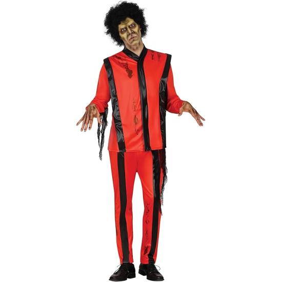 Fantasia de Zumbi “Thriller” de Michael Jackson – Jaqueta e Calça Masculina
