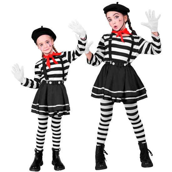 Fantasia de mímica para meninas