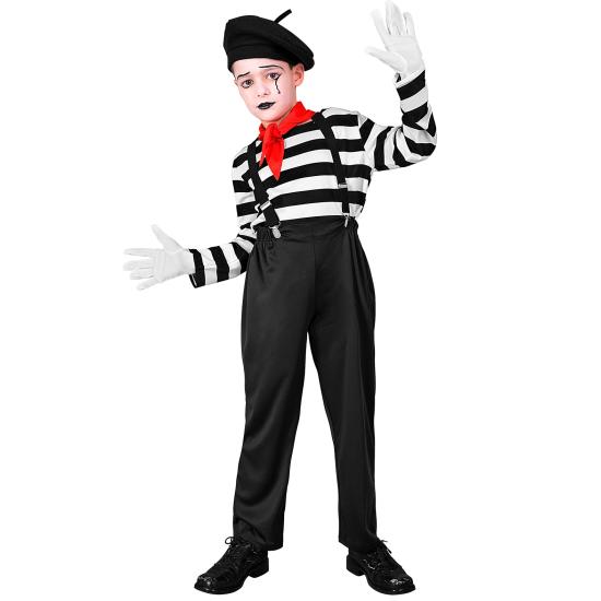 Fantasia de mímica para crianças