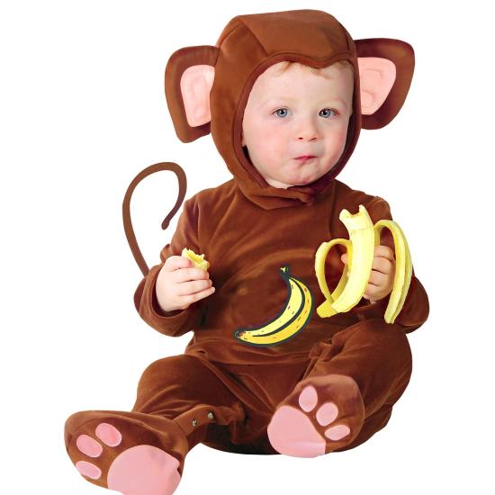 Fantasia de macaco travesso para bebê Fantasia de macaco travesso para bebê