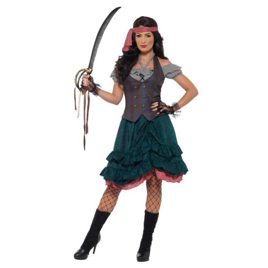 Fantasia adulta de pirata de luxo