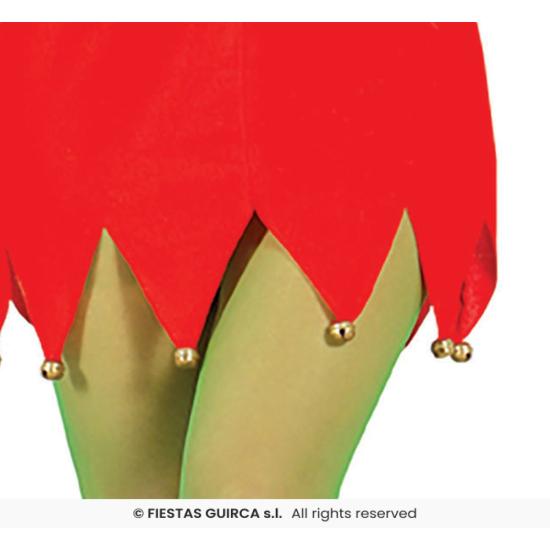 Fantasia de Natal de elfo legal adulto