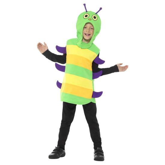 Fantasia de lagarta tamanho infantil