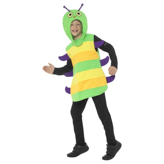 Fantasia de lagarta tamanho infantil