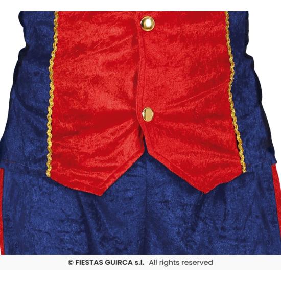 Fato de página adulto azul e marrom Fato de página adulto azul e marrom