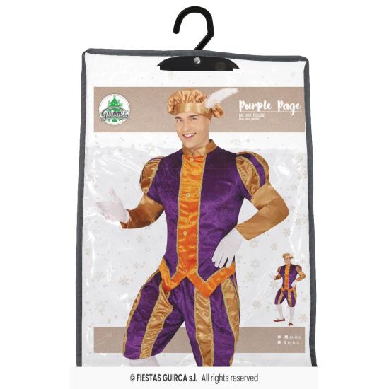 Fato de Gala de Página de Natal para adulto Fato de Gala de Página de Natal para adulto