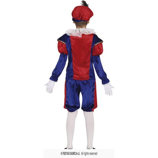 Fantasia vermelha de página dos três reis magos em tamanho infantil