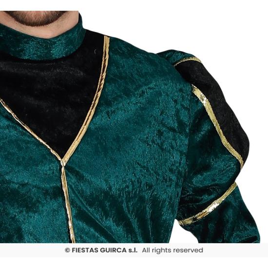 Fato de página de Natal verde para adulto Fato de página de Natal verde para adulto