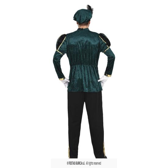 Fato de página de Natal verde para adulto Fato de página de Natal verde para adulto