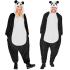 Fantasia de panda unissex para adultos