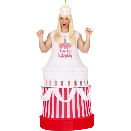 Fantasia de bolo de aniversário para homem **