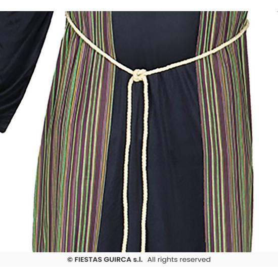 Fato de pastor hebreu azul para adulto Fato de pastor hebreu azul para adulto