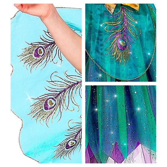 Fato de pavão para menina