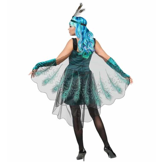 Fato de pavão para adulto