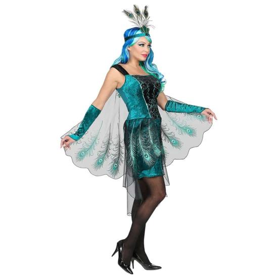 Fato de pavão para adulto